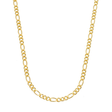 Corrente Dourada Masculina Elo 3 por 1 - 4mm
